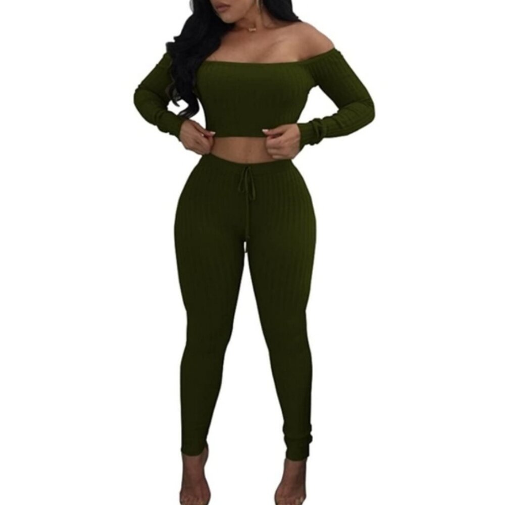 Two Piece Bodycon Pants Set